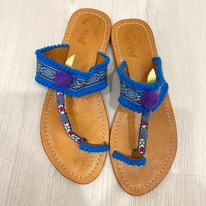 Greek style slippers